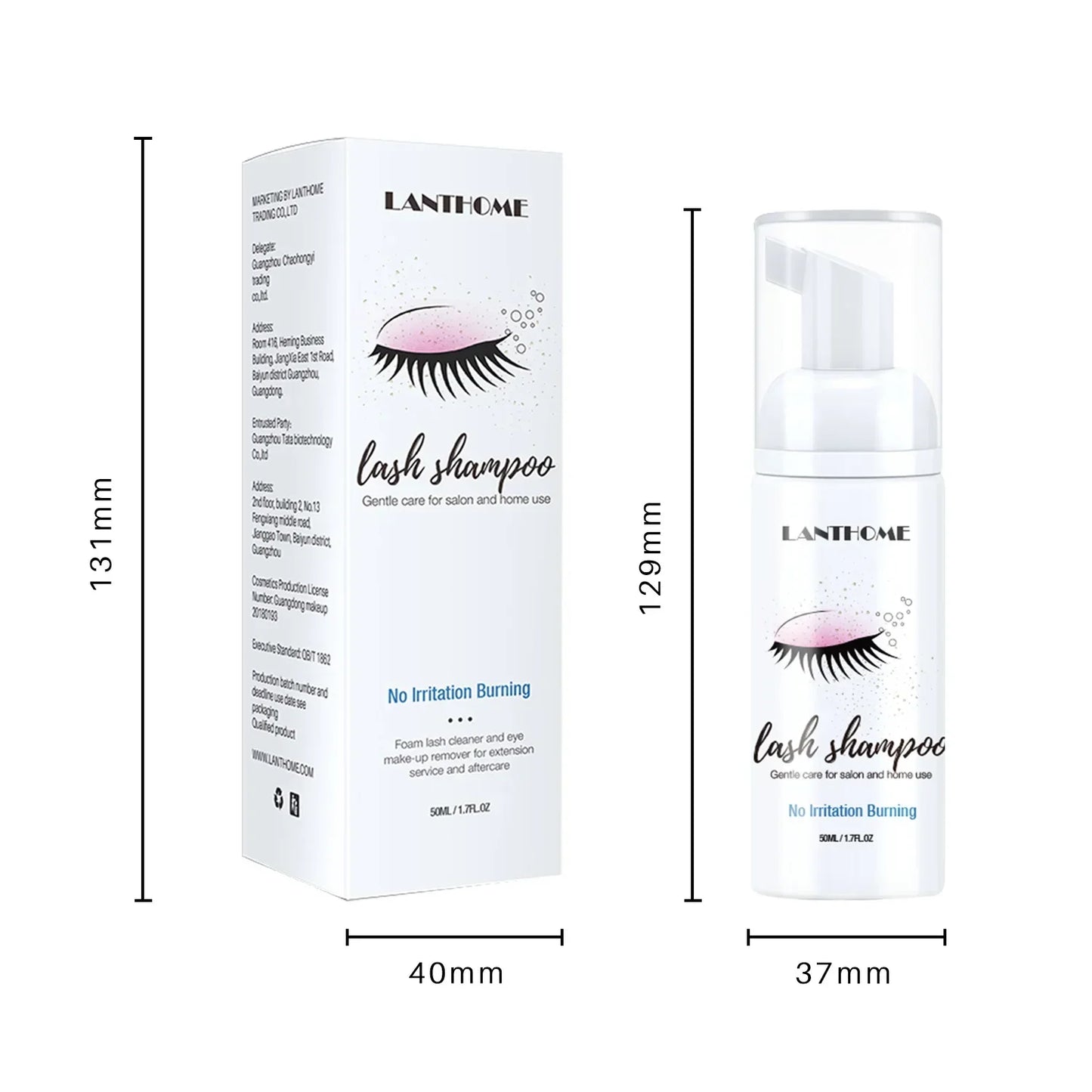 Gentle Lash Cleanser Foam
