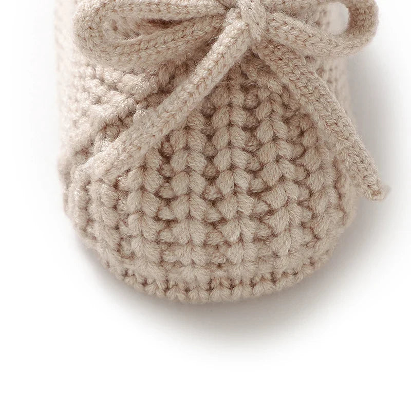 Cozy Knit Baby Booties