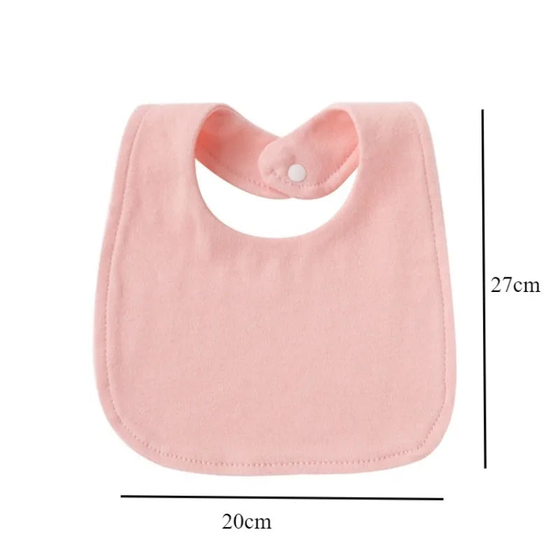 Cartoon Cotton Baby Bib Set