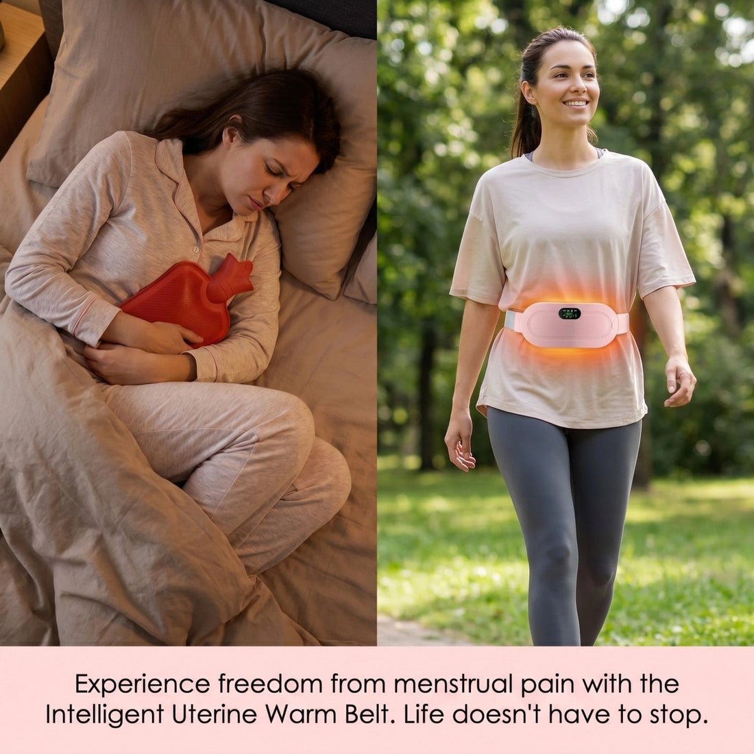 Cycle Pain Relief Pad Review 2024: Best Wireless Heating Pad Period Cramps Menstrual Relief Portable Shoptuus Tested