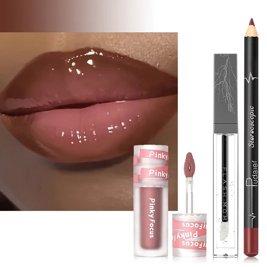 Glossy Lip Trio Set