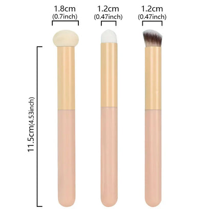 Soft Mushroom Makeup Brushes