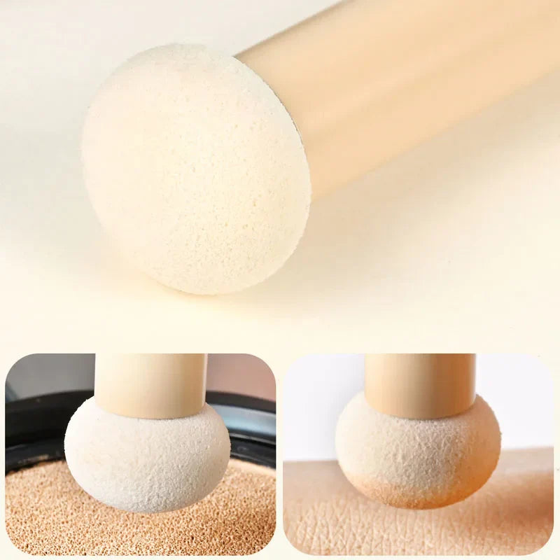 Soft Mushroom Makeup Brushes