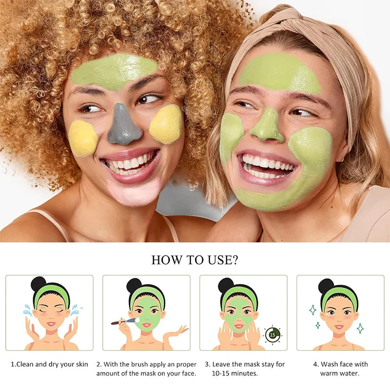Glow & Purify Facial Mask Set