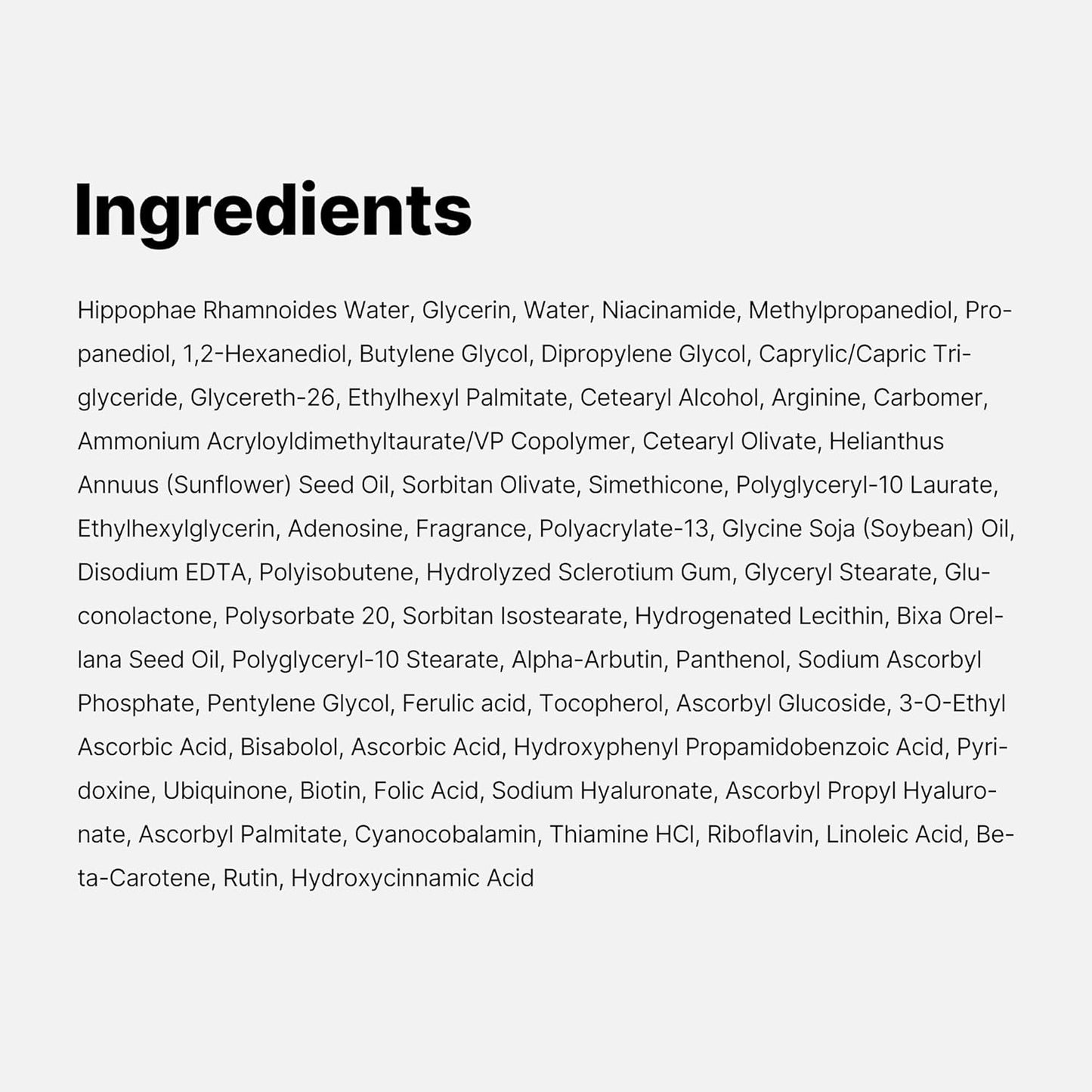 Vitamin C Capsule Cream