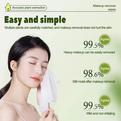Avocado Fresh Makeup Wipes