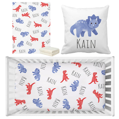 Charming Dino Baby Bedding Set