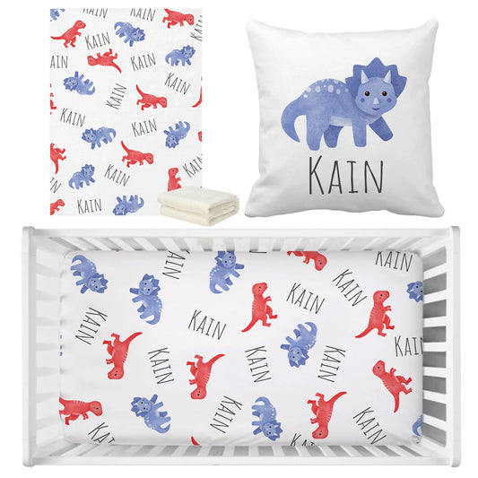 Charming Dino Baby Bedding Set