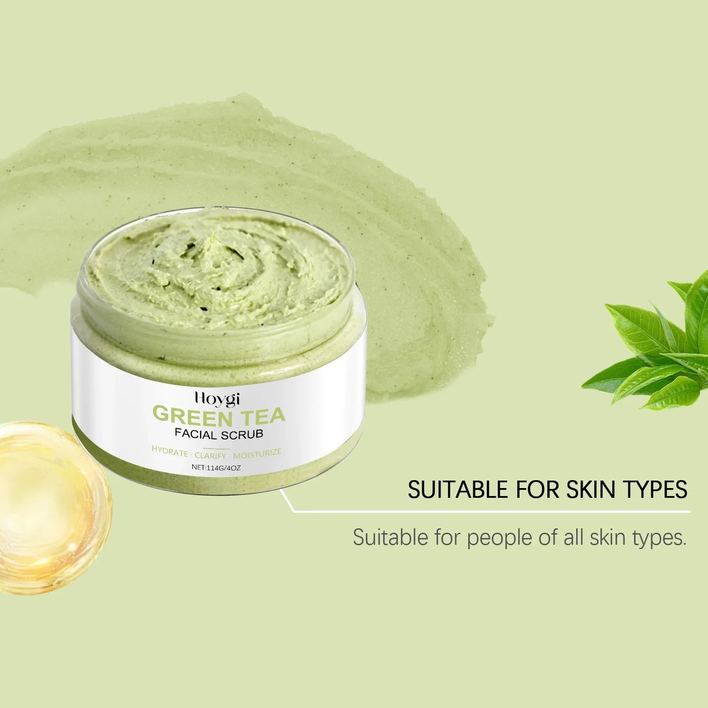 Green Tea Glow Facial Scrub