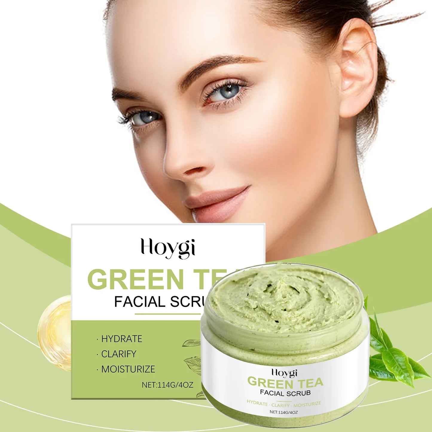 Green Tea Glow Facial Scrub