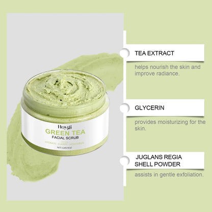 Green Tea Glow Facial Scrub