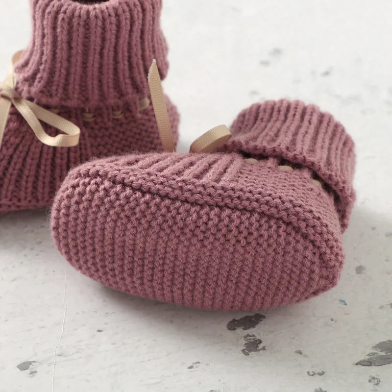 Cozy Baby Booties and Mittens Set