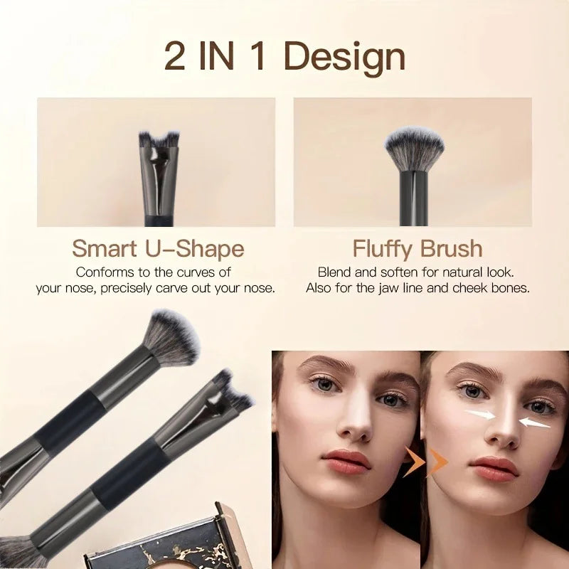 Magic Glow Contour Brush Duo