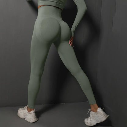Seamless High Waist Yoga Leggings