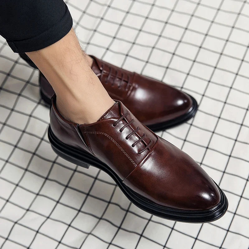 Elegant Men's Leather Oxfords