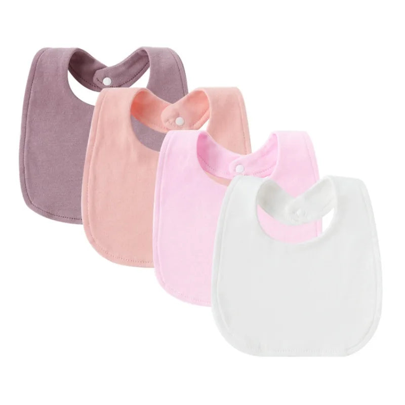 Cartoon Cotton Baby Bib Set