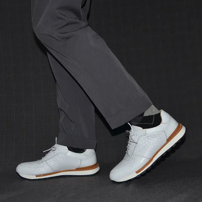 Lux Leather Men's Casual Sneakers