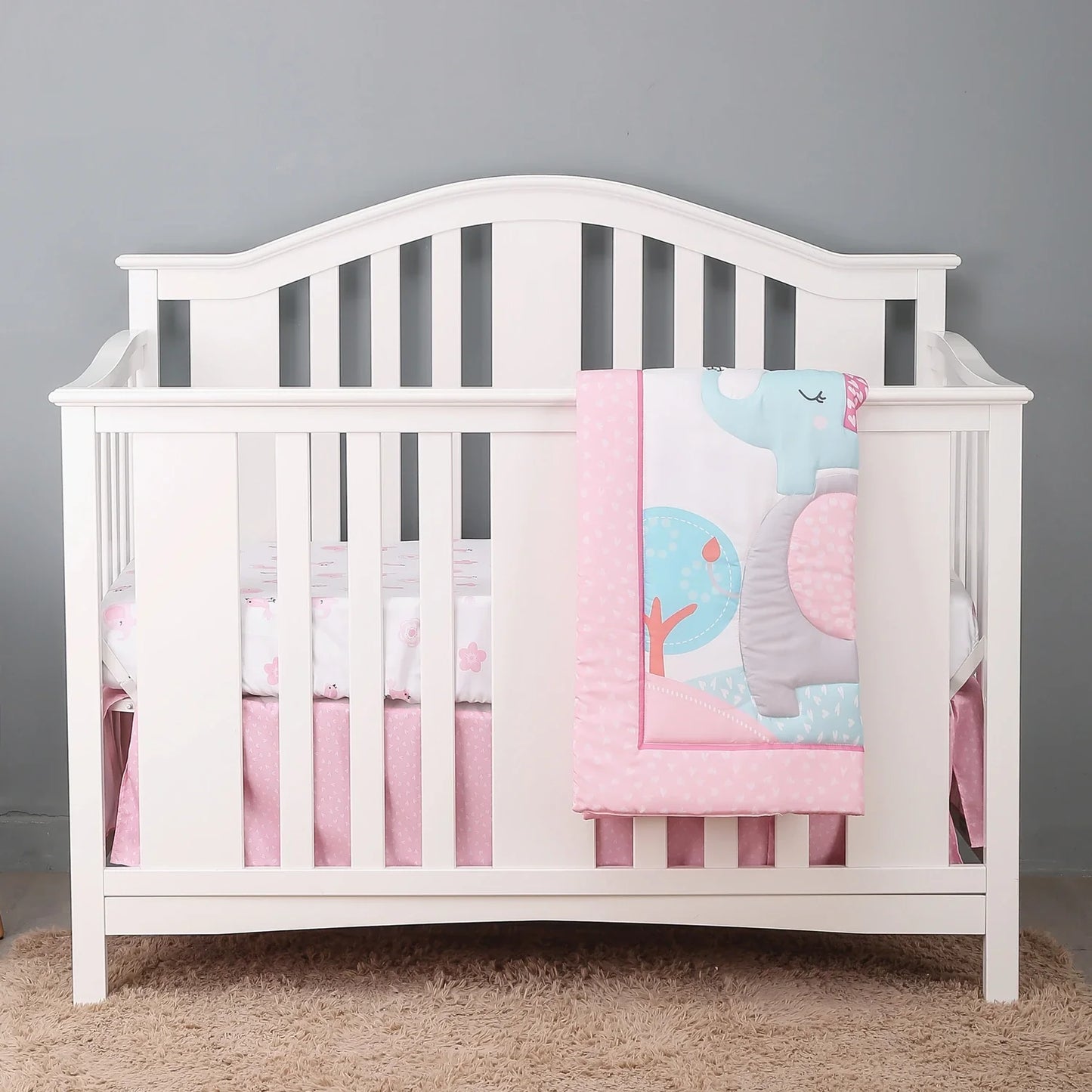 Charming Baby Crib Bedding Set