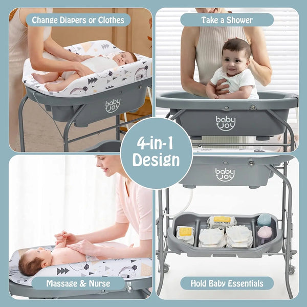 Foldable Baby Bath & Change Station