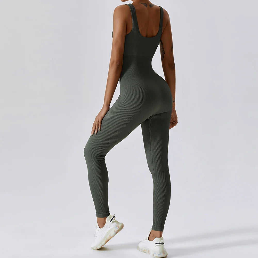 Seamless Yoga Bodysuit