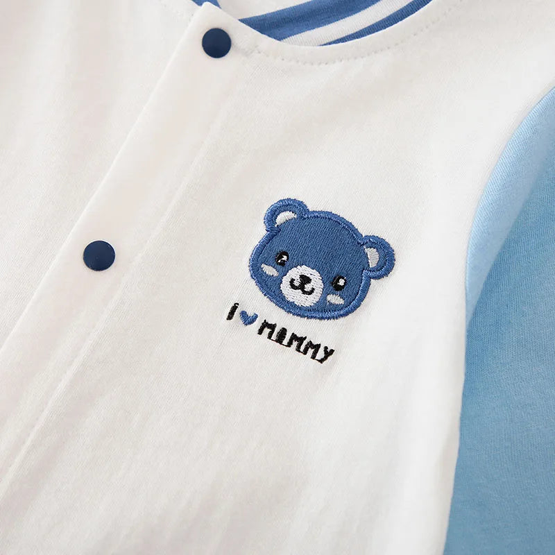 Adorable Bear Baby Jumpsuit