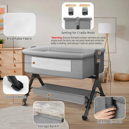Cozy 3-in-1 Baby Bassinet