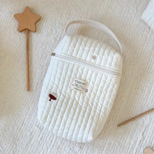 Quilted Diaper Caddy Organizer