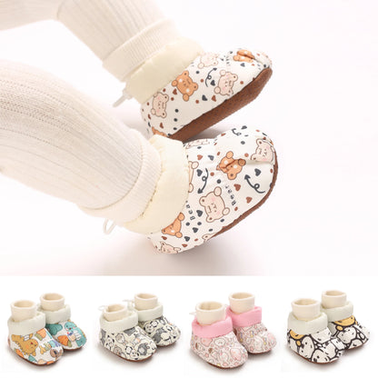 Cozy Cartoon Baby Socks Shoes