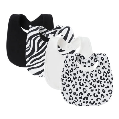 Cartoon Cotton Baby Bib Set