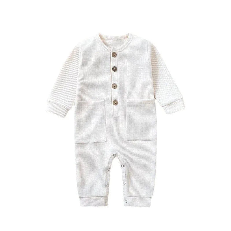 Soft Baby Romper with Pockets