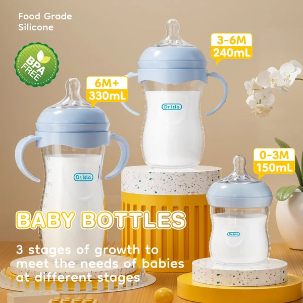 Soft Grip Baby Bottle Set