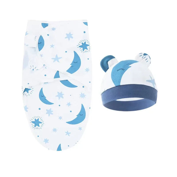 Cozy Cartoon Baby Swaddle Set