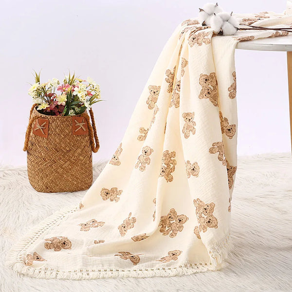 Adorable Bear Baby Blanket
