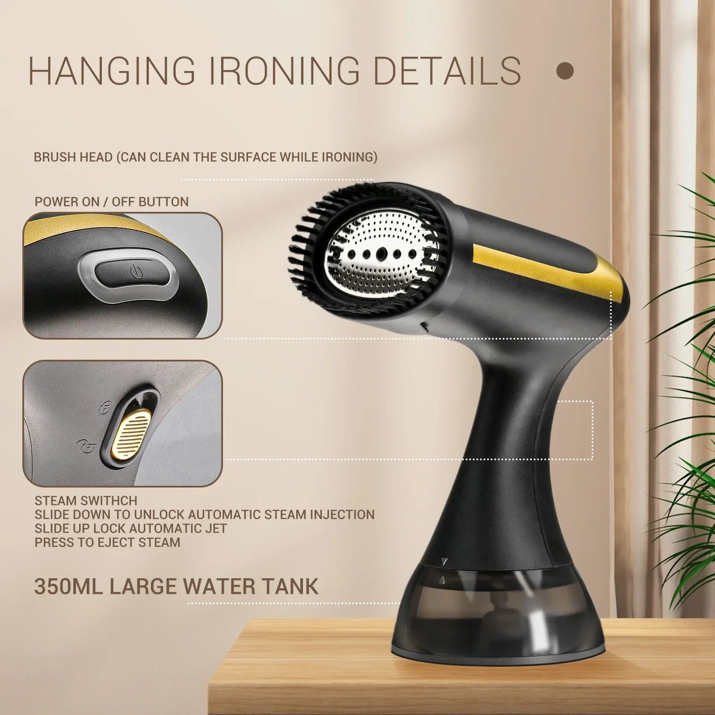 Portable Steam Iron Wonder