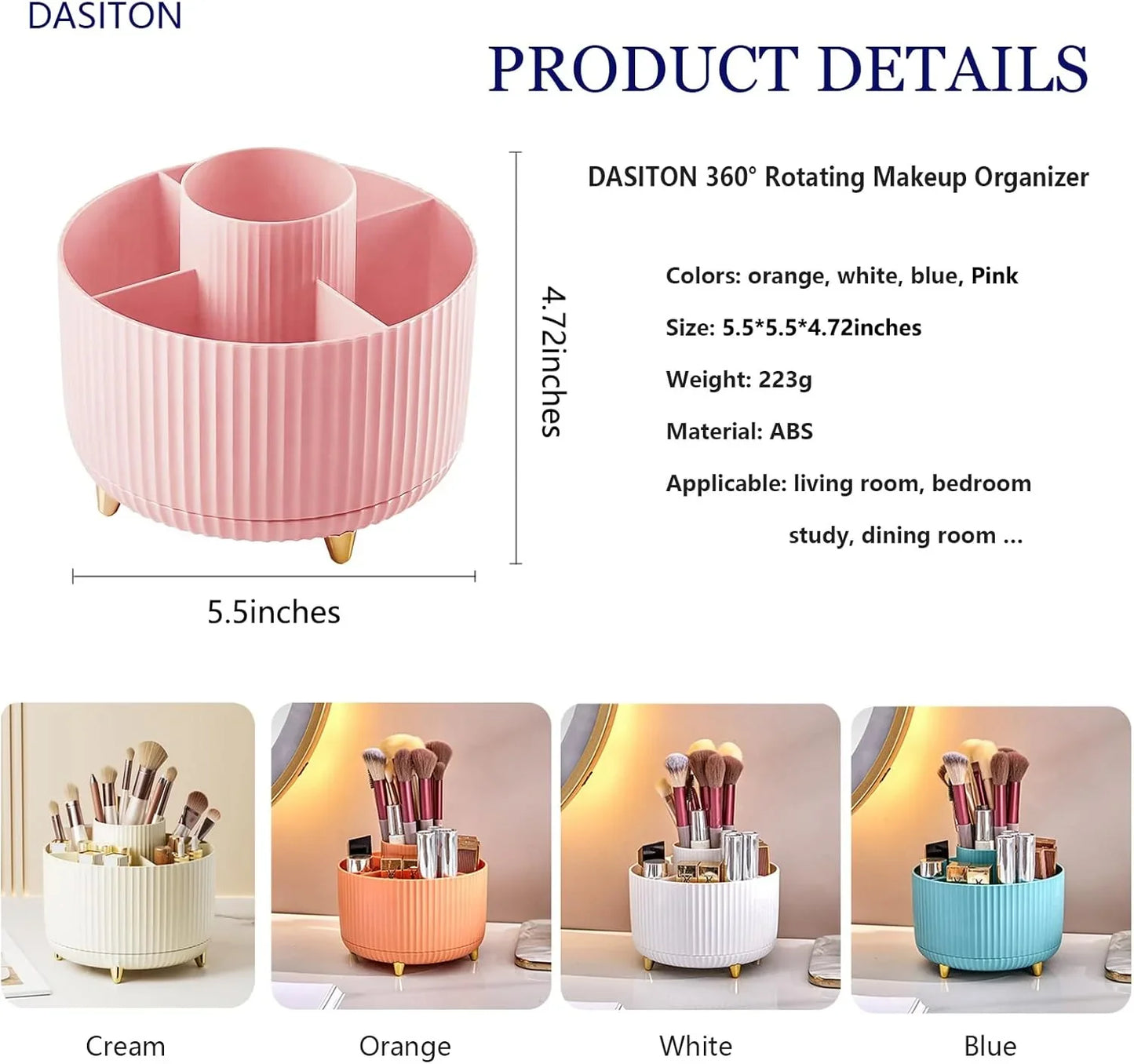 Spinning Beauty Organizer