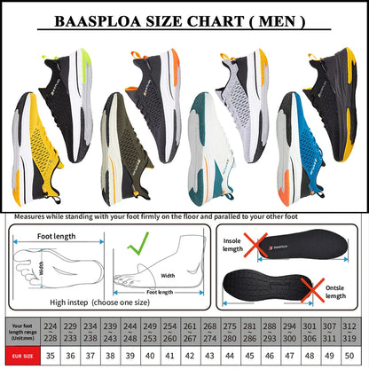 Baasploa Men's Lightweight Sneakers