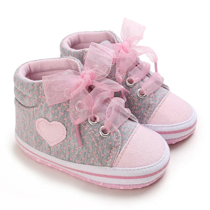 Adorable Pink Baby Shoes