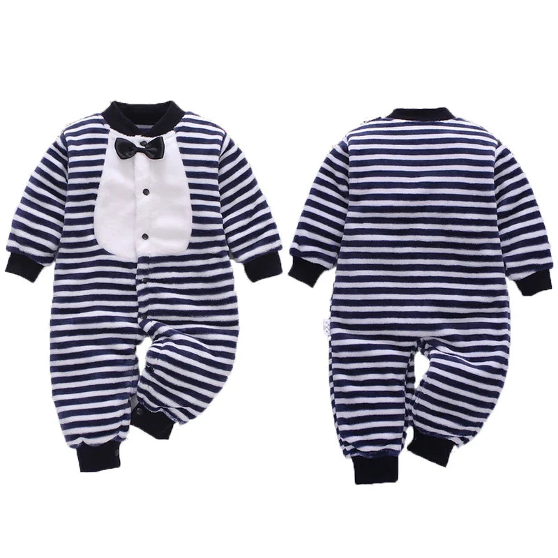 Cozy Baby Flannel Romper