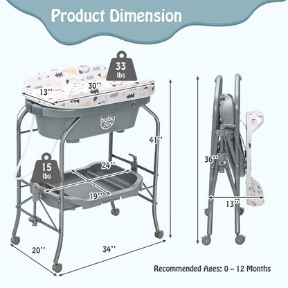 Foldable Baby Bath & Change Station