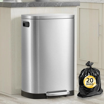 Chic Soft-Close Trash Bin