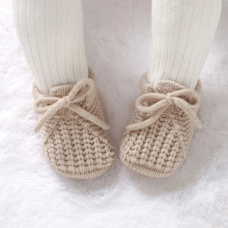 Cozy Knit Baby Booties