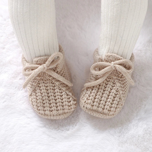 Cozy Knit Baby Booties