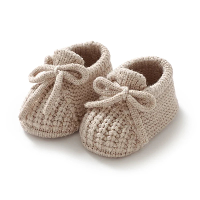 Cozy Knit Baby Booties