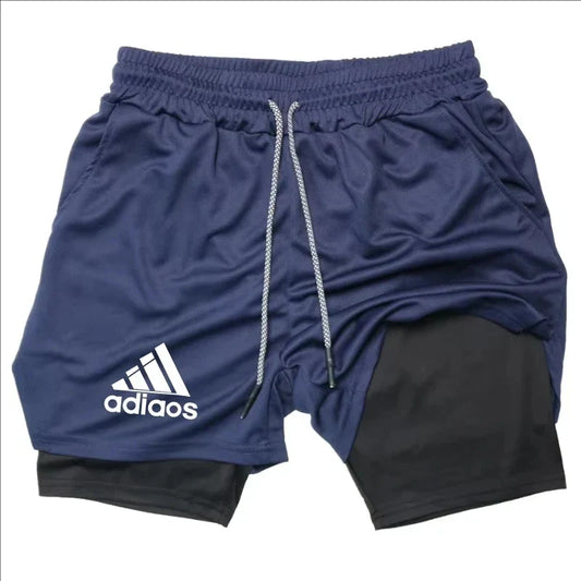Adiaos Men's 2-in-1 Sport Shorts