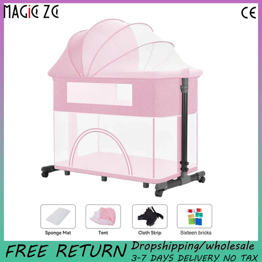 Cozy Foldable Baby Crib