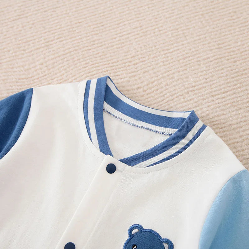 Adorable Bear Baby Jumpsuit