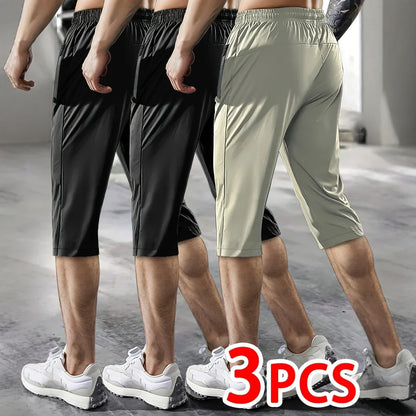 3PCs Men's Adventure Capri Pants