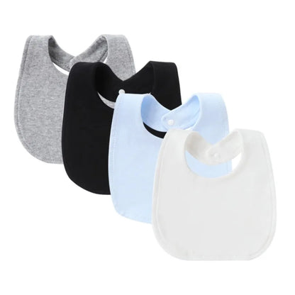 Cartoon Cotton Baby Bib Set