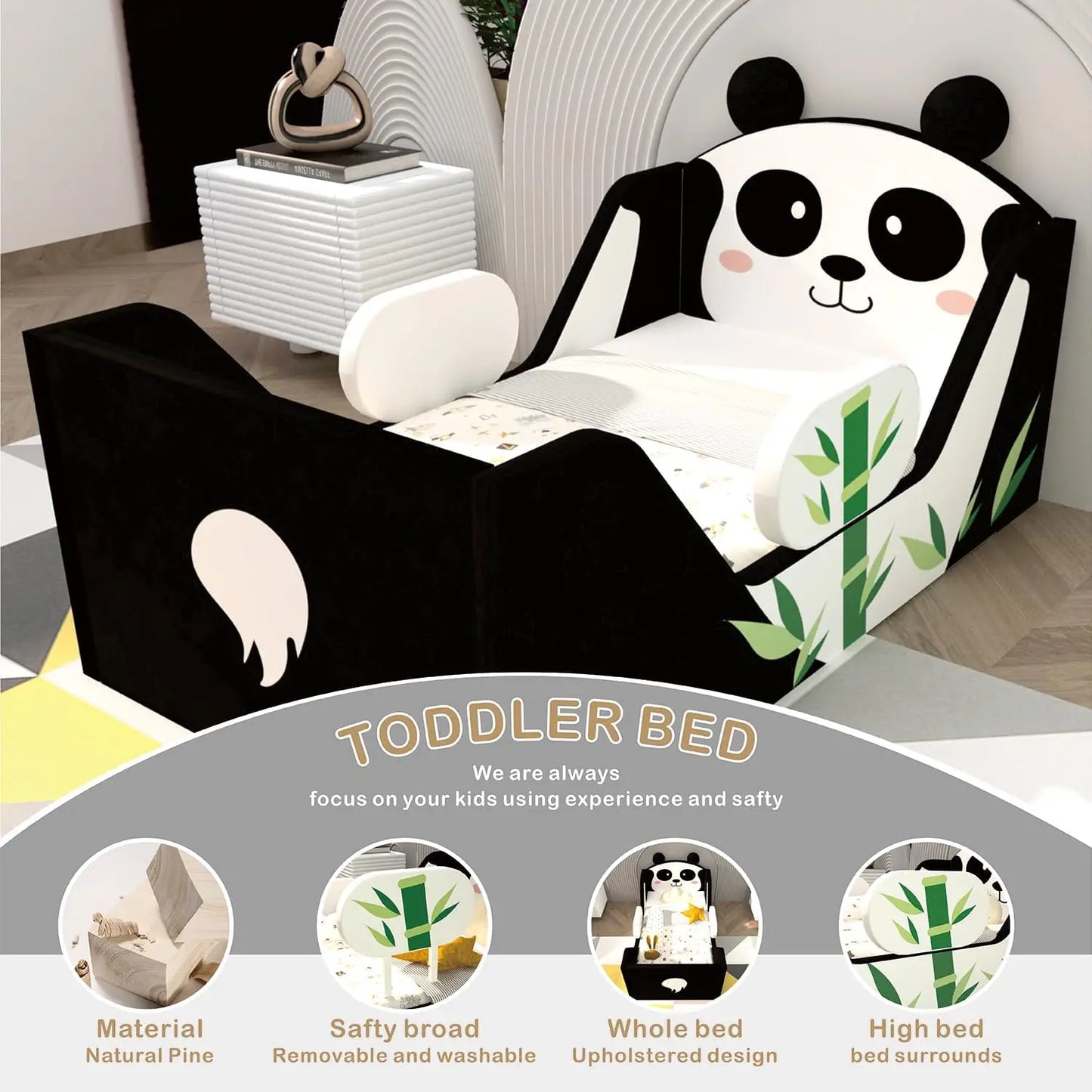 Cozy Animal Toddler Bed