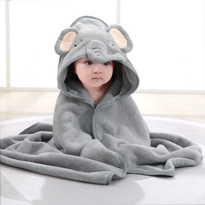 Cozy Animal Hooded Towel
